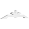 Ekena Millwork Vanguard Architectural Grade PVC Gable Bracket, 108"W x 22 1/2"H x 6"D x 6"F, 5/12 Pitch GBP108X23X0606VAN00 - alternate 1